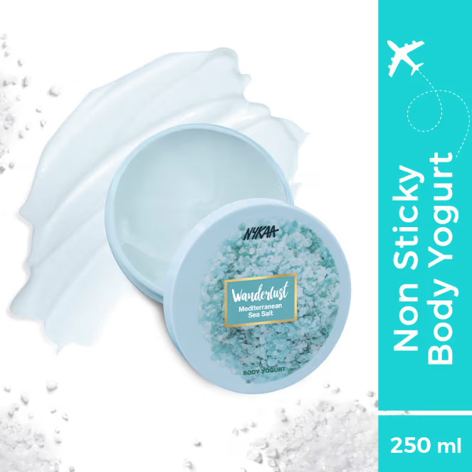 Nykaaa Wanderlust Mediterranean Sea Salt Body Yogurt